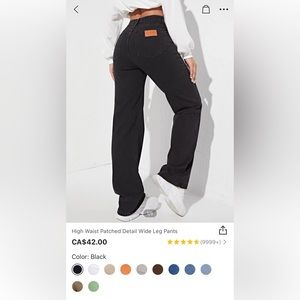 Brand New High- Waisted Wide Legged Jeans